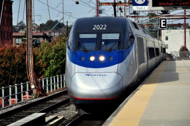 Wilmington, Delaware: Amtrak gidecekbütün hızlı tren