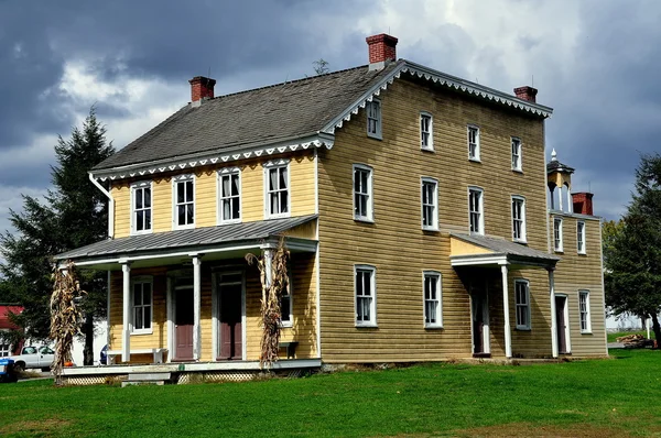 Lancaster (Pennsylvania): Landis huis van Landis Valley Museum — Stockfoto
