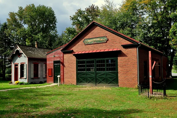 Lancaster, Pennslvania: Tienda de estaño y estación de bomberos en el Museo del Valle Landis —  Fotos de Stock