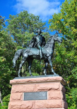 Valley Forge, Pennsylvania: General Anthony Wayne atlı heykeli
