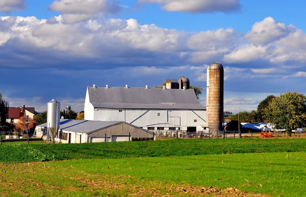 Ланкастер Каунті, штат Пенсільванія: Амішів ферми — стокове фото