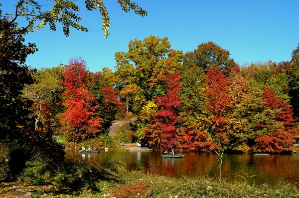 NYC:  Central Park in Autumn — Stock Photo, Image