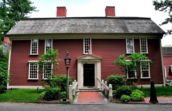 Sudbury, massachusetts: 1716 Gasthof am Wegesrand — Stockfoto