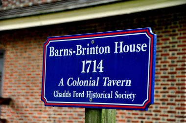 Chadds Ford, Pa: Oturum 1714 kulübeler Brinton evi