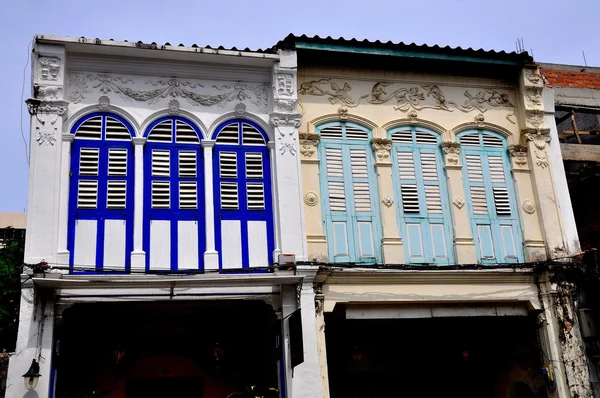 Phuket City, Tailândia: Casas de loja sino-portuguesas — Fotografia de Stock