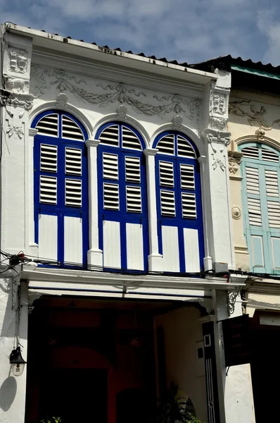 Město Phuket, Thajsko: Čínsko portugalských Shop dům — Stock fotografie