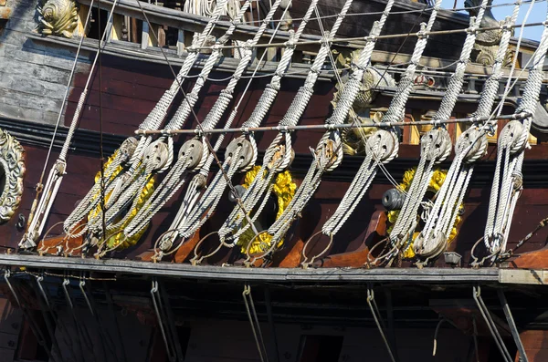 Piratenschip in Genua — Stockfoto