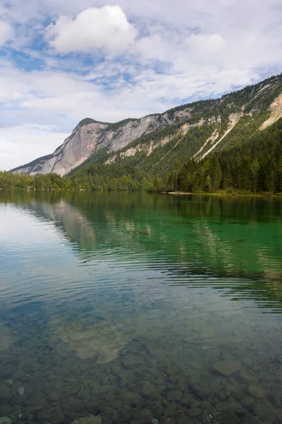 Paisaje Lago Tovel Trentino Alto Adigio Italia — Foto de Stock