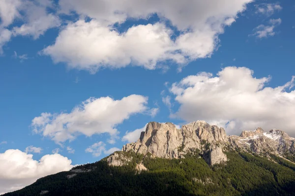 Landschap Berg Vigo Fassa Trentino Alto Adige Italië — Stockfoto