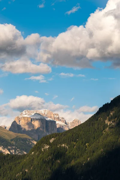 Landschap Berg Vigo Fassa Trentino Alto Adige Italië — Stockfoto