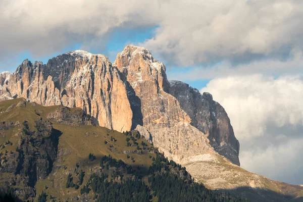 Landskap Och Berg Vigo Fassa Trentino Alto Adige Italien — Stockfoto