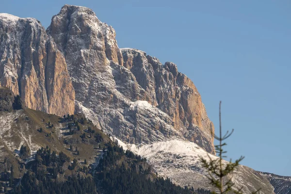 Berg Och Landskap Braies Sjö Trentino Alto Adige Italien — Stockfoto