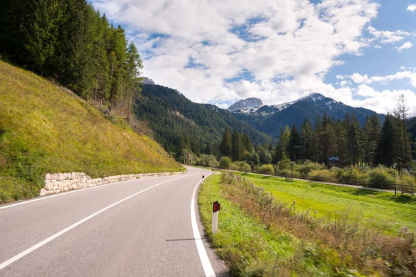 意大利Trentino Alto Adige的Sella通行证全景 — 图库照片