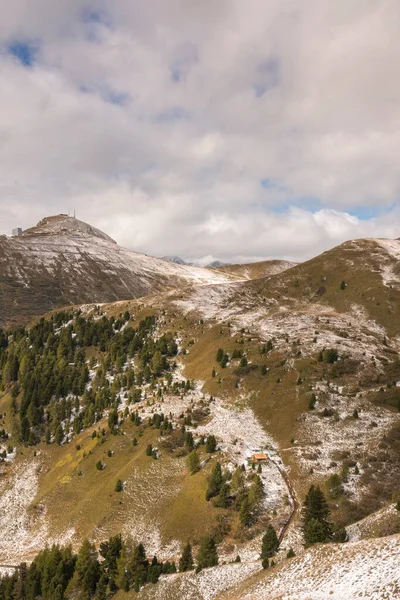 Panorama Sella Pass Trentino Alto Adige Italien — Stockfoto