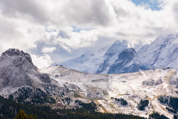 Panorama Sella Pass Trentino Alto Adige Італії — стокове фото