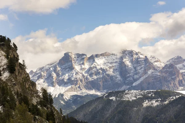 Panorama Sella Pass Trentino Alto Adige Italien — Stockfoto