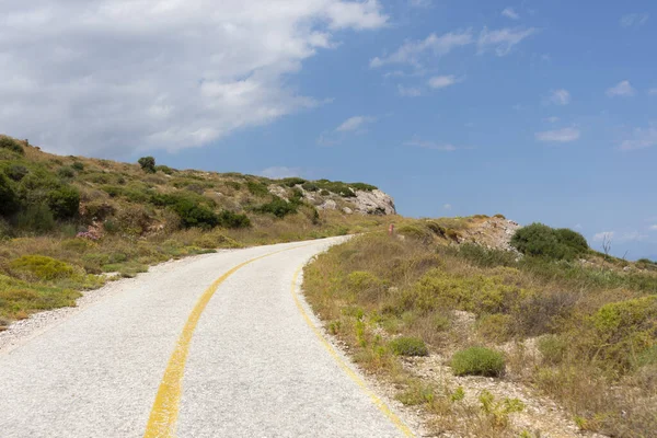 Vista Mar Das Alturas Keratea Por Sol Atenas Greece — Fotografia de Stock