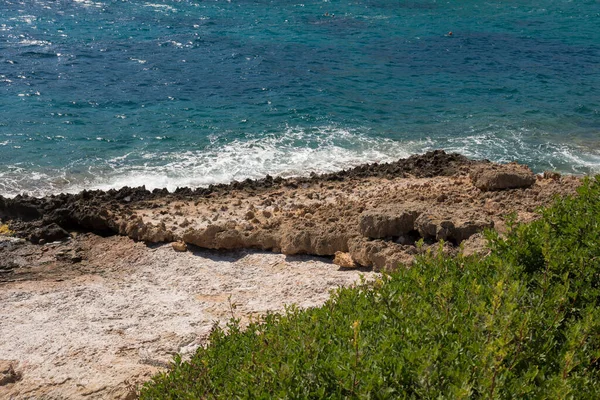 Panorama Mit Meerblick Auf Den Golf Von Daskalio Keratea Athen — Stockfoto