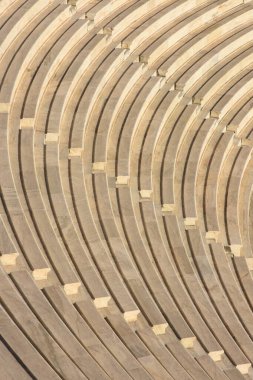 Yunan amfitiyatrosu Yunanistan 'daki Atina Akropolüne