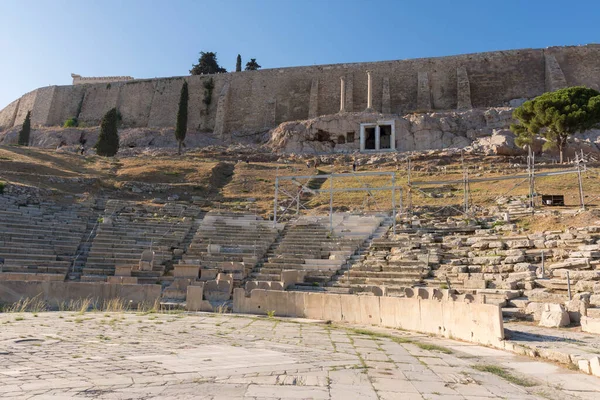 Anfiteatro Griego Acrópolis Atenas Grecia —  Fotos de Stock