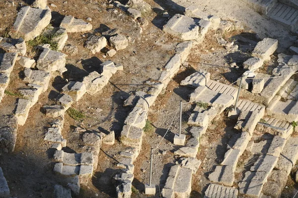 Grekisk Amfiteater Till Akropolis Aten Grekland — Stockfoto