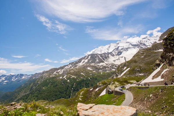 Caminos Montaña Entre Ceresole Reale Colina Nivolet Piamonte Italia — Foto de Stock