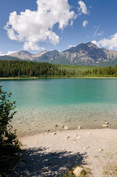 Reflexiones Sobre Lago Patricia Jasper Canadá — Foto de Stock