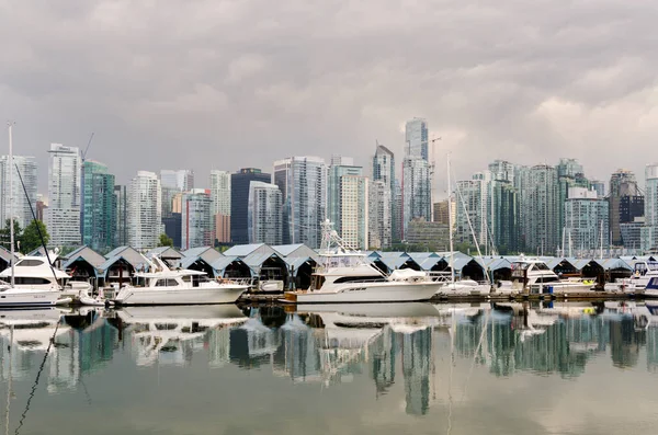 Edifici Vetro Grattacieli Vancouver Canada — Foto Stock