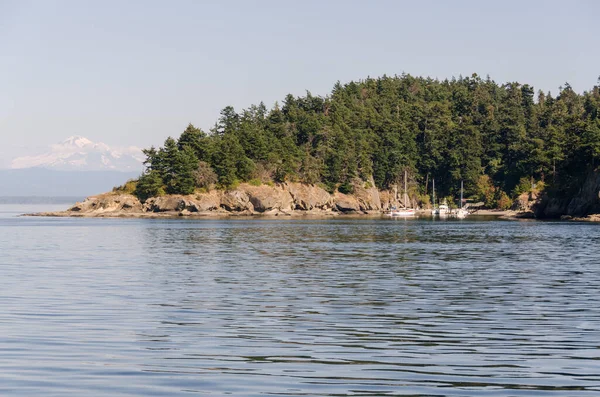 Rejs Statkiem Wyspie Vancouver Kanadzie — Zdjęcie stockowe