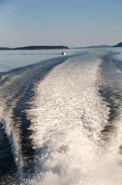 Boat Ride Vancouver Island Canada — Stock Photo, Image