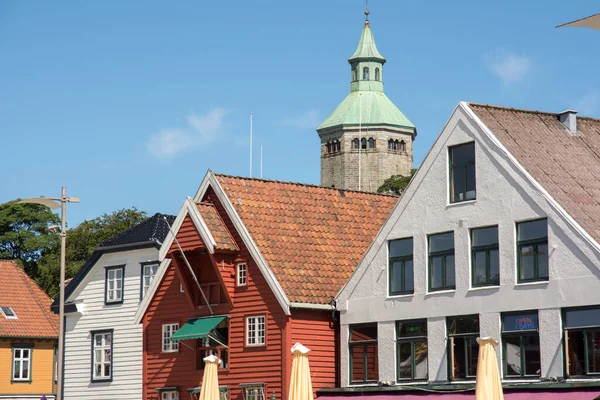 Edificios Construcciones Palacios Casas Stavanger Noruega — Foto de Stock