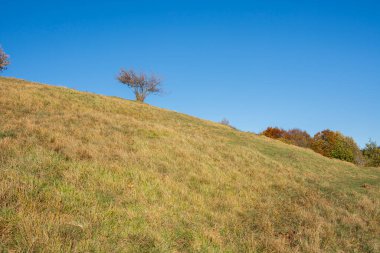 sonbahar manzara dağlarda Cenova İtalya Liguria