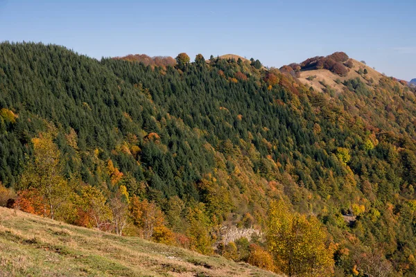 Paisaje Otoño Las Montañas Génova Liguria Italia — Foto de Stock