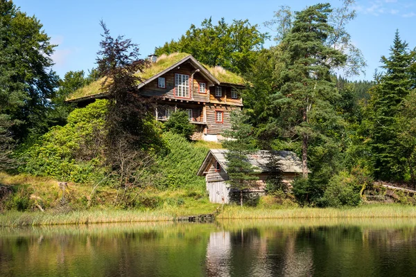 Kanottur Sjön Osoyro Norge — Stockfoto