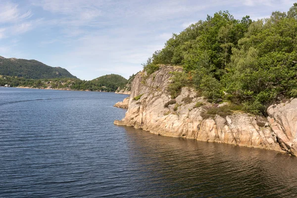 Kreuzfahrt Auf Dem Lysefjord Norwegen — Stockfoto