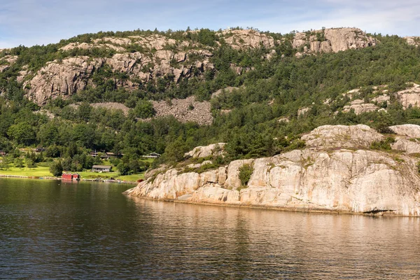 Cruise Lysefjord Fjord Noorwegen — Stockfoto