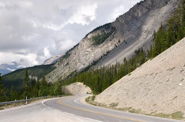 Icefield Parkway no Canadá — Fotografia de Stock