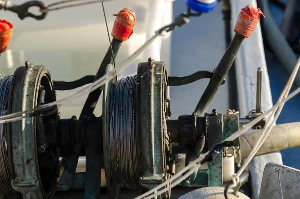 Torno de un buque pesquero — Foto de Stock