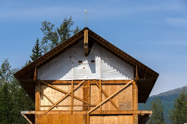 Hus under uppförande — Stockfoto