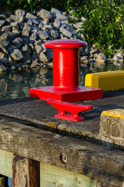 Red cleat in Vancouver — Stock Photo, Image