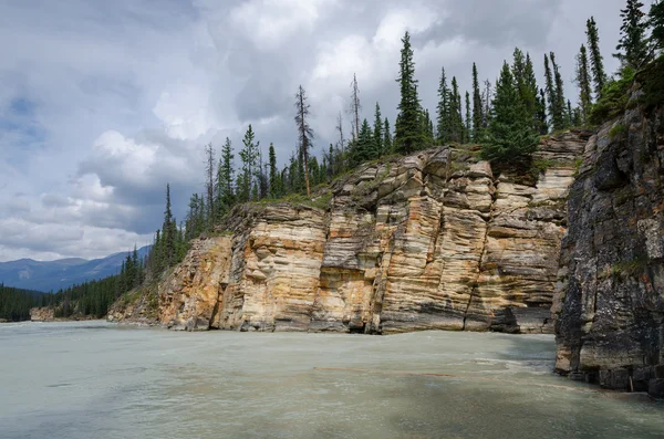 Rio Athabasca — Fotografia de Stock