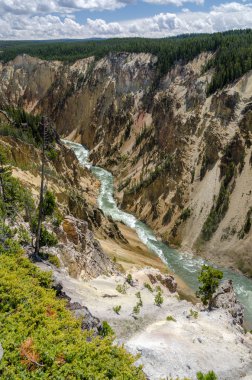 Yellowstone şelaleler