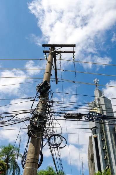 電線のもつれ — ストック写真