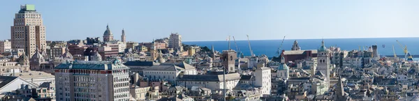 Übersicht Hafen Genua — Stockfoto