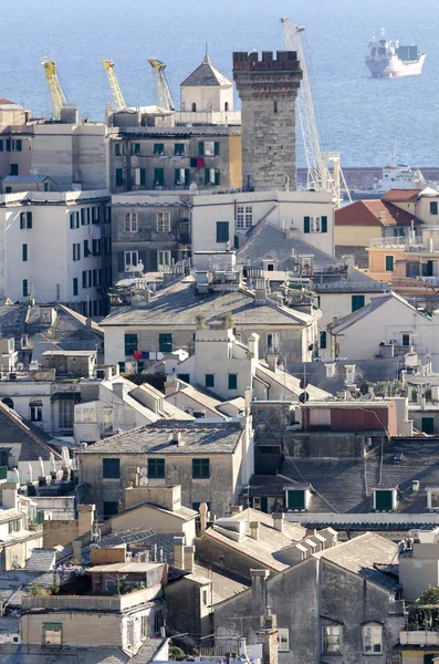 Ciudad del puerto de Génova — Foto de Stock