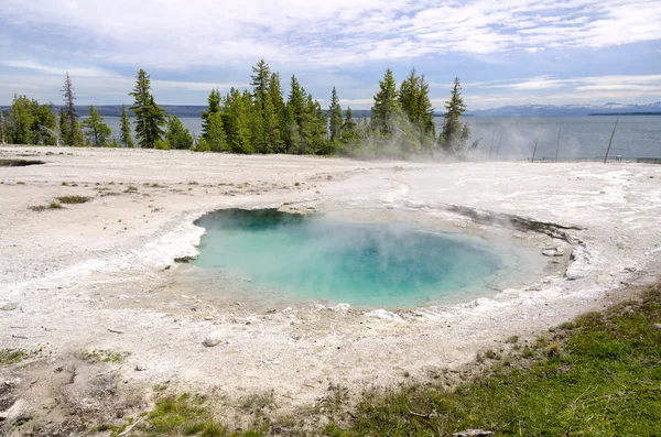 Краєвид в yellowstone — стокове фото