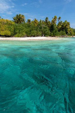 Maldivler Adası 'nda muhteşem deniz manzarası