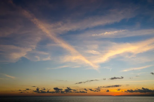 Sunset over the sea — Stock Photo, Image