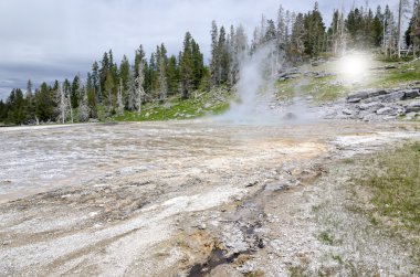Yellowstone'da Şofben