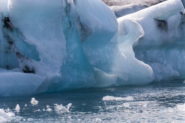 İzlanda'daki jokulsarlon Gölü